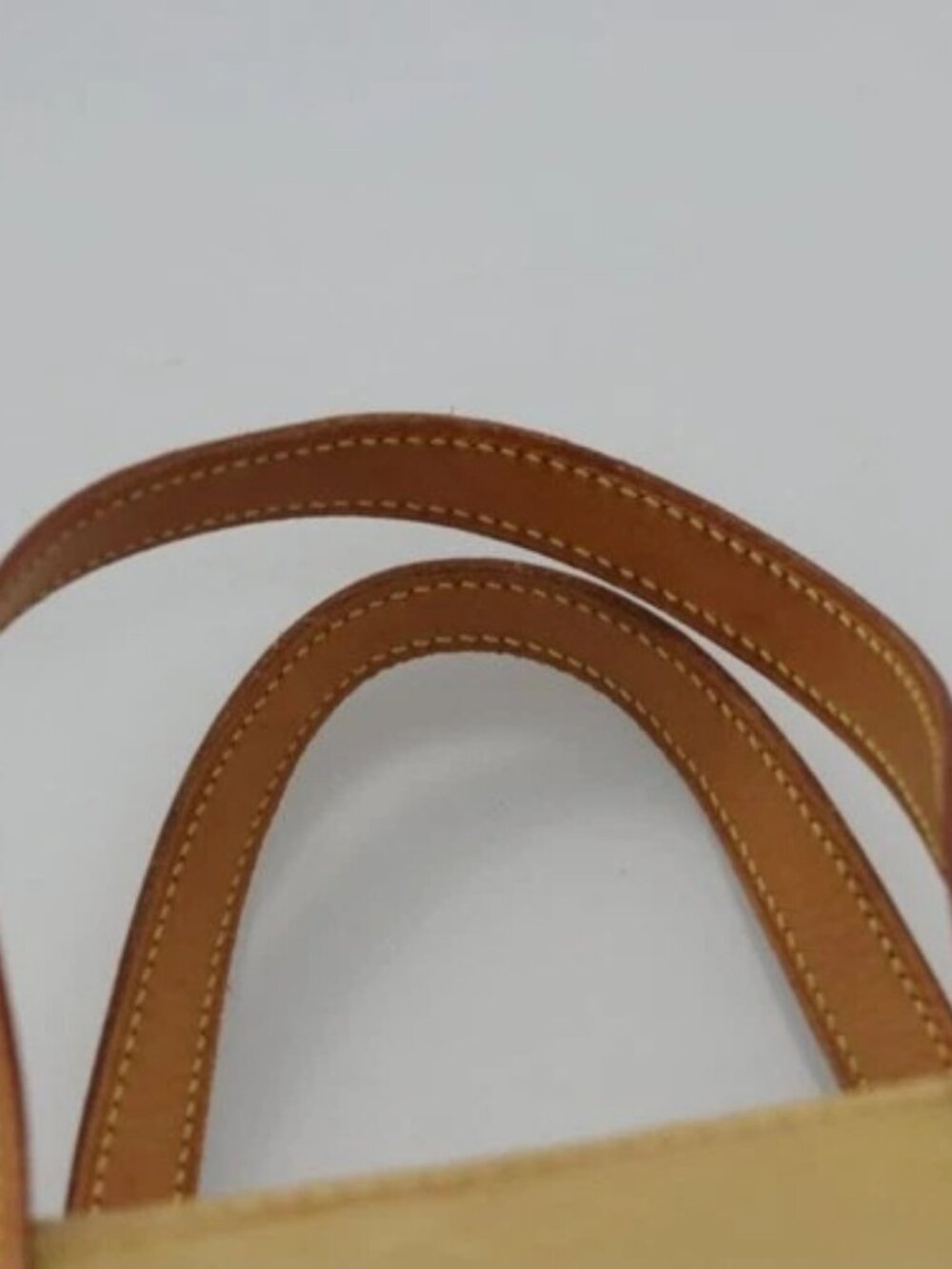 LOUIS VUITTON Monogram Vernis Reade MM Hand Bag Beige M91141 LV Auth sw134 - Picture 8 of 15